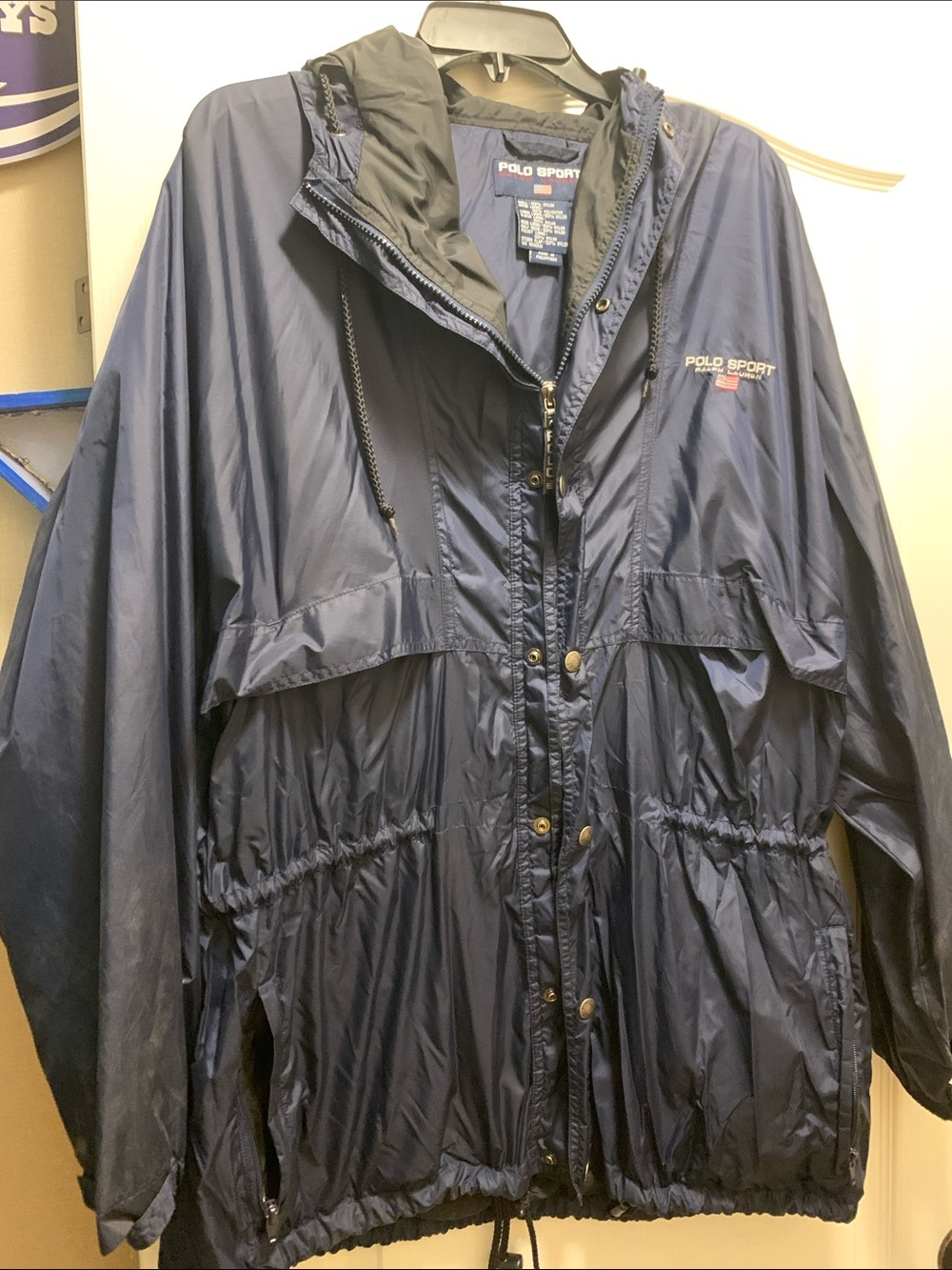 Polo by Ralph Lauren Navy and Black Hooded Jacket